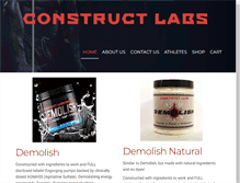 Tablet Screenshot of constructlabs.com